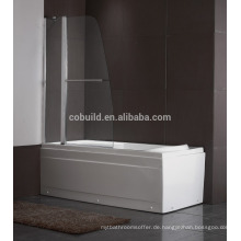 K-539 moderne einfache 304 Edelstahl Badewanne Dusche Bildschirm mit CE-Zertifikat